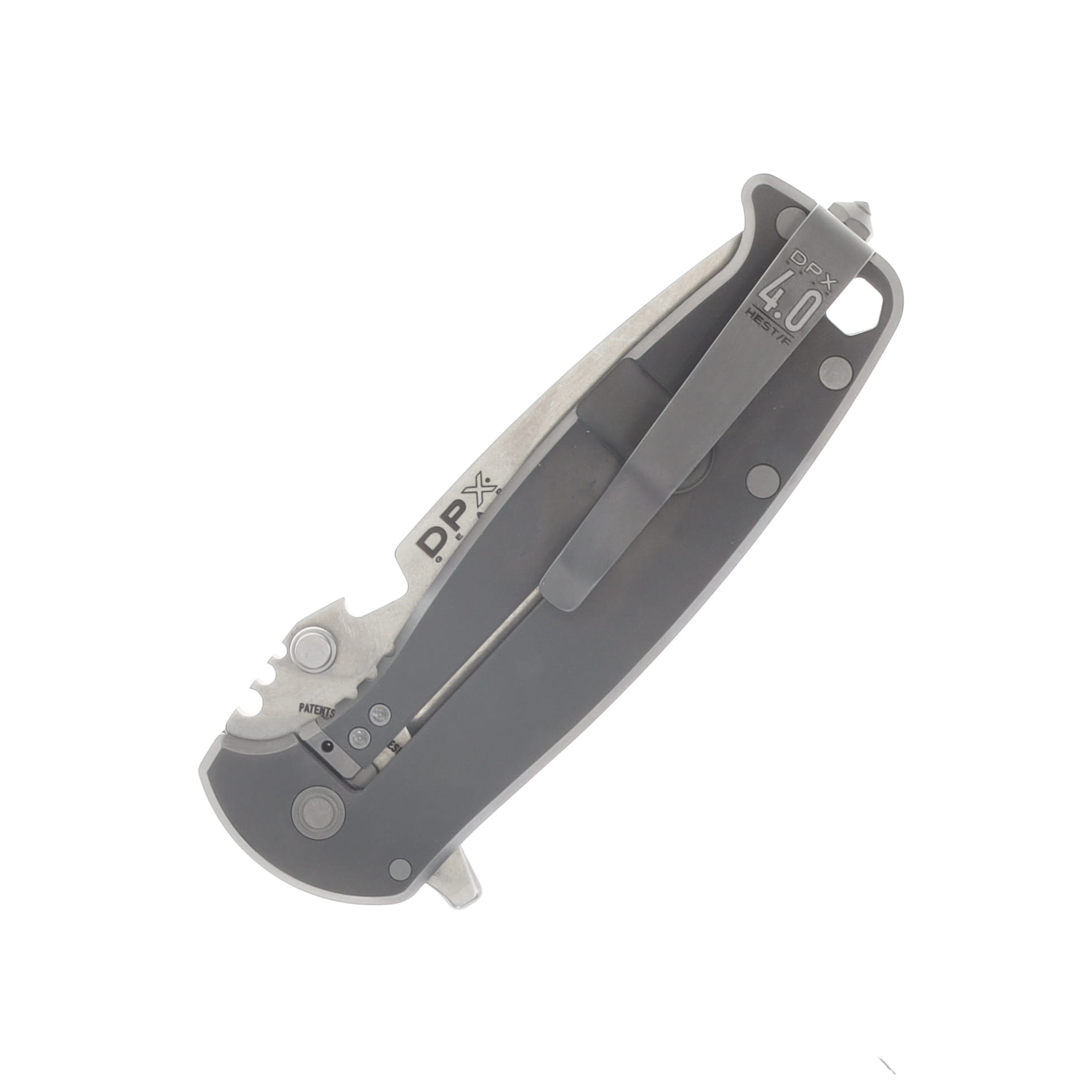 DPX Gear Hest 4.0 Framelock Folder Gray Titanium Handle Stonewash Magnacut Blade DPXHSF403 View 5