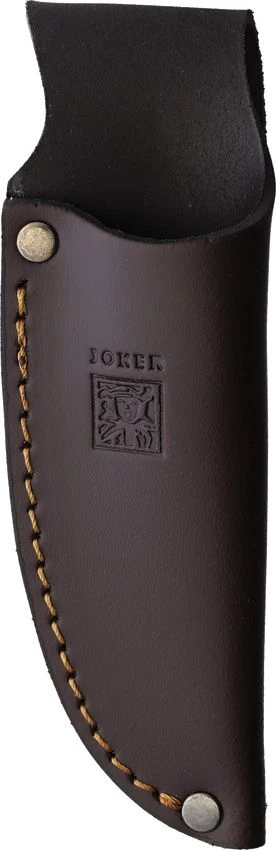 Joker Erizo Fixed Stag Bone Handle Satin 1.4116 Stainless Blade W/Leather Sheath JKRCC75 View 4