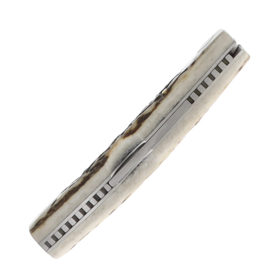 Joker Becada Lockback Folder Stag Bone Handle 3in Satin 14C28N Blade JKRNC153 View 7