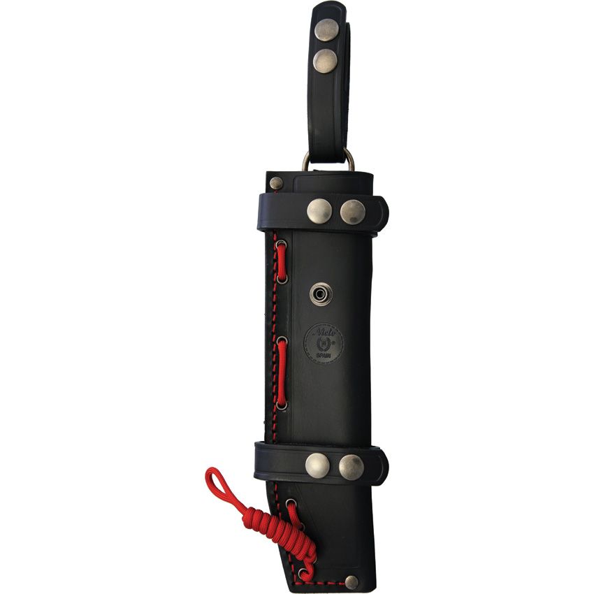 Nieto Chaman XXL Fixed Black G-10 Handle Satin N690 Blade W/Leather Sheath NIE142G10 View 4