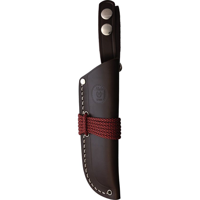 Nieto Chaman Nessmuk Fixed Knife Grooved Cocobolo Wood Handle Satin N690 Blade NIE147C View 2