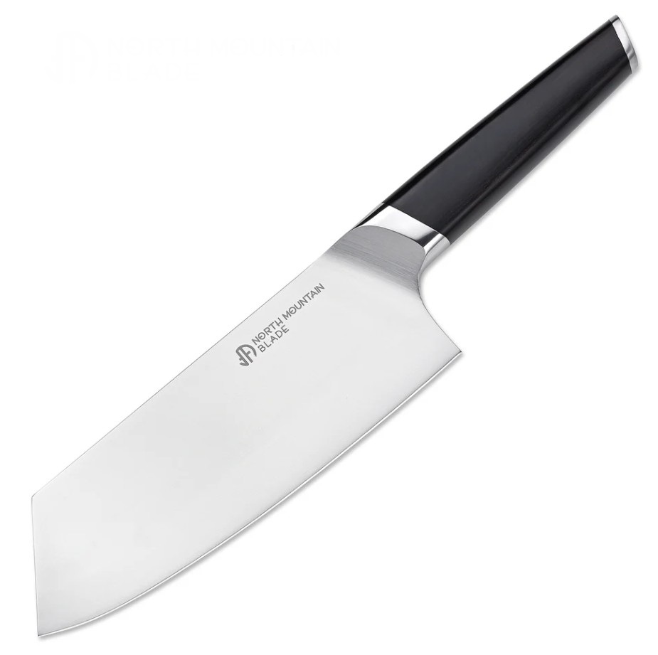 North Mountain Blade 8in Slicer Solid Wood W/ Metal Accents 1.4116 Stainless Steel NMB8IPSK View 1
