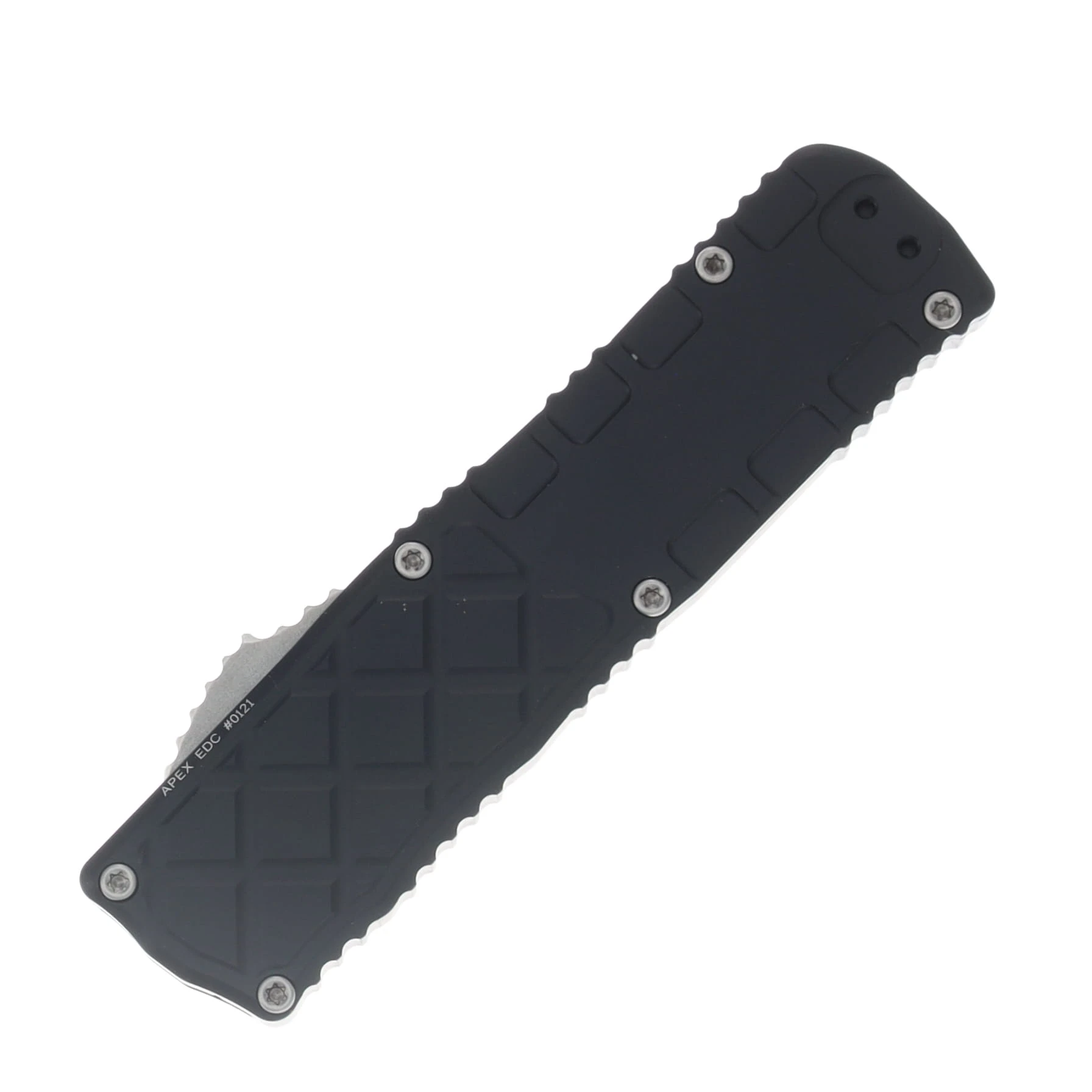Guaridan Tactical Apex OTF Two Tone Black Satin Magnacut Aluminum AUGT16-3211 View 3