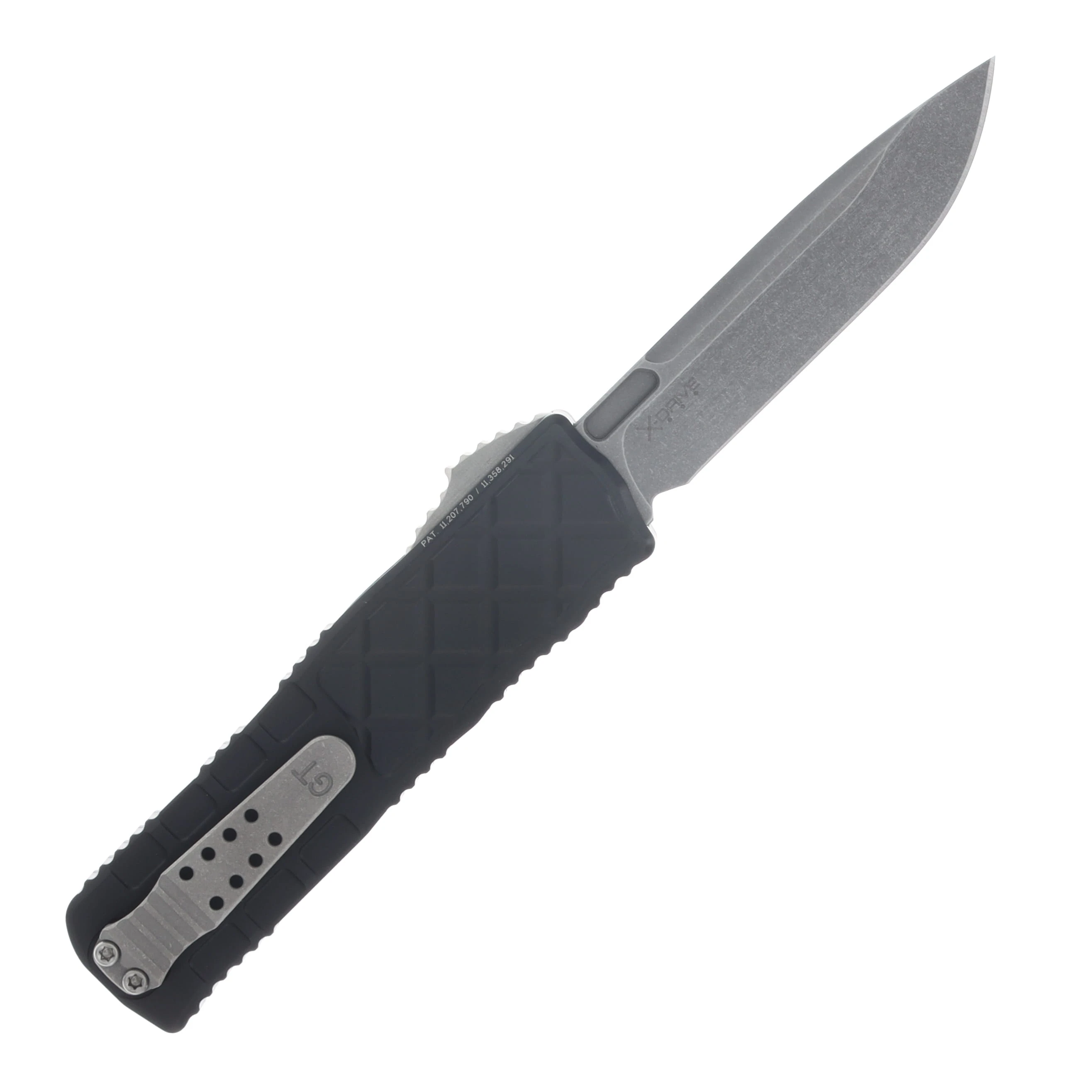 Guardian Tactical Apex OTF Stonewash Magancut Aluminum Black AUGT16-3511 View 2