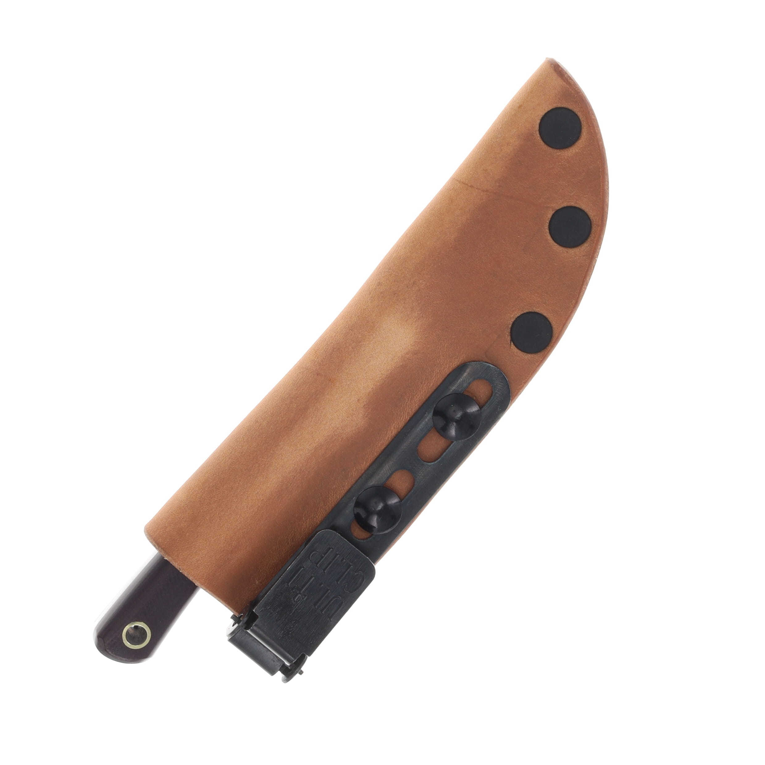 Lishen Knives Mini Northern Scalpel Fixed Blade Knife Burgundy Canvas Micarta LKMNSBURGCAN View 4