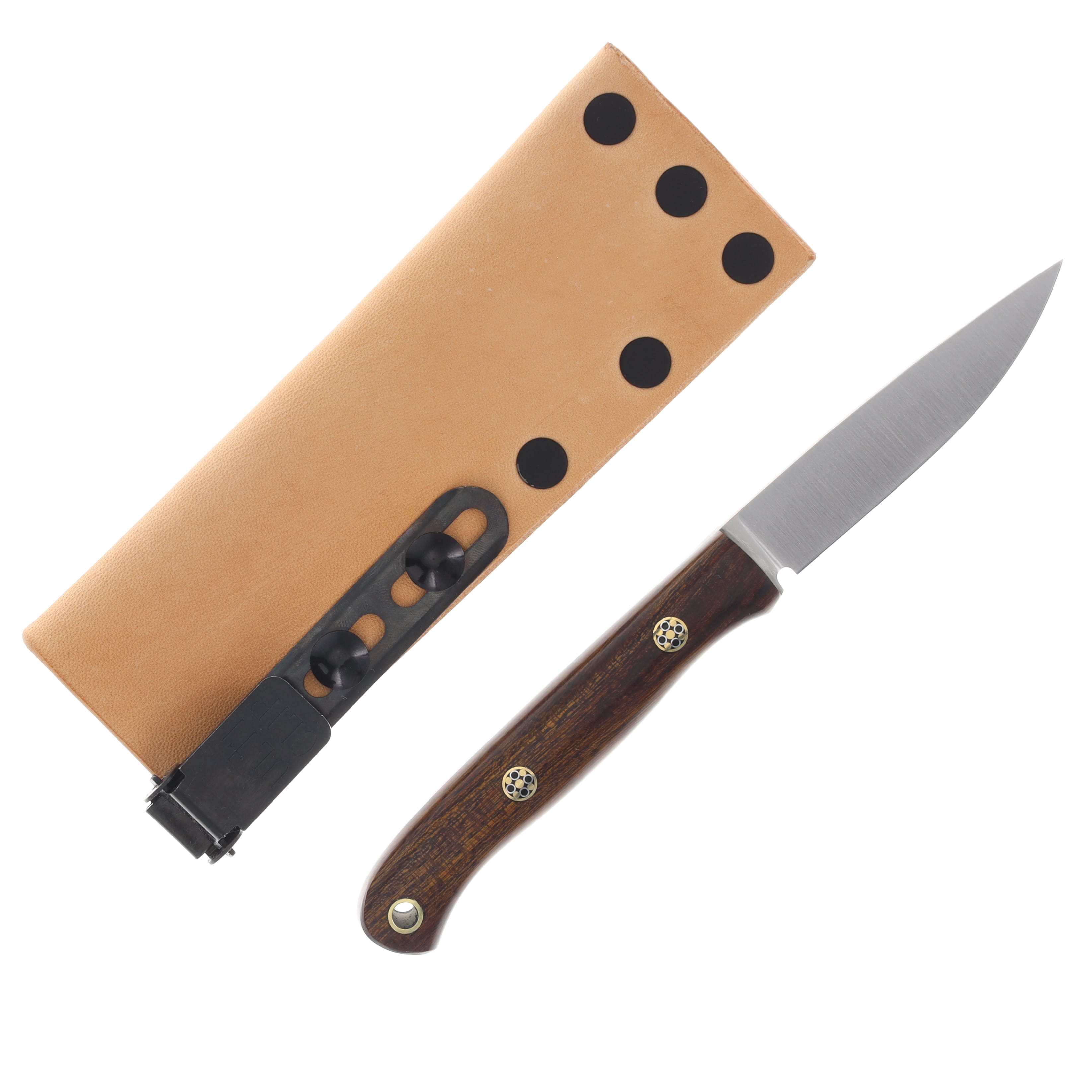 Lishen Knives Little Fowl Fixed Blade Knife Desert Ironwood LKLFDESIRON View 2
