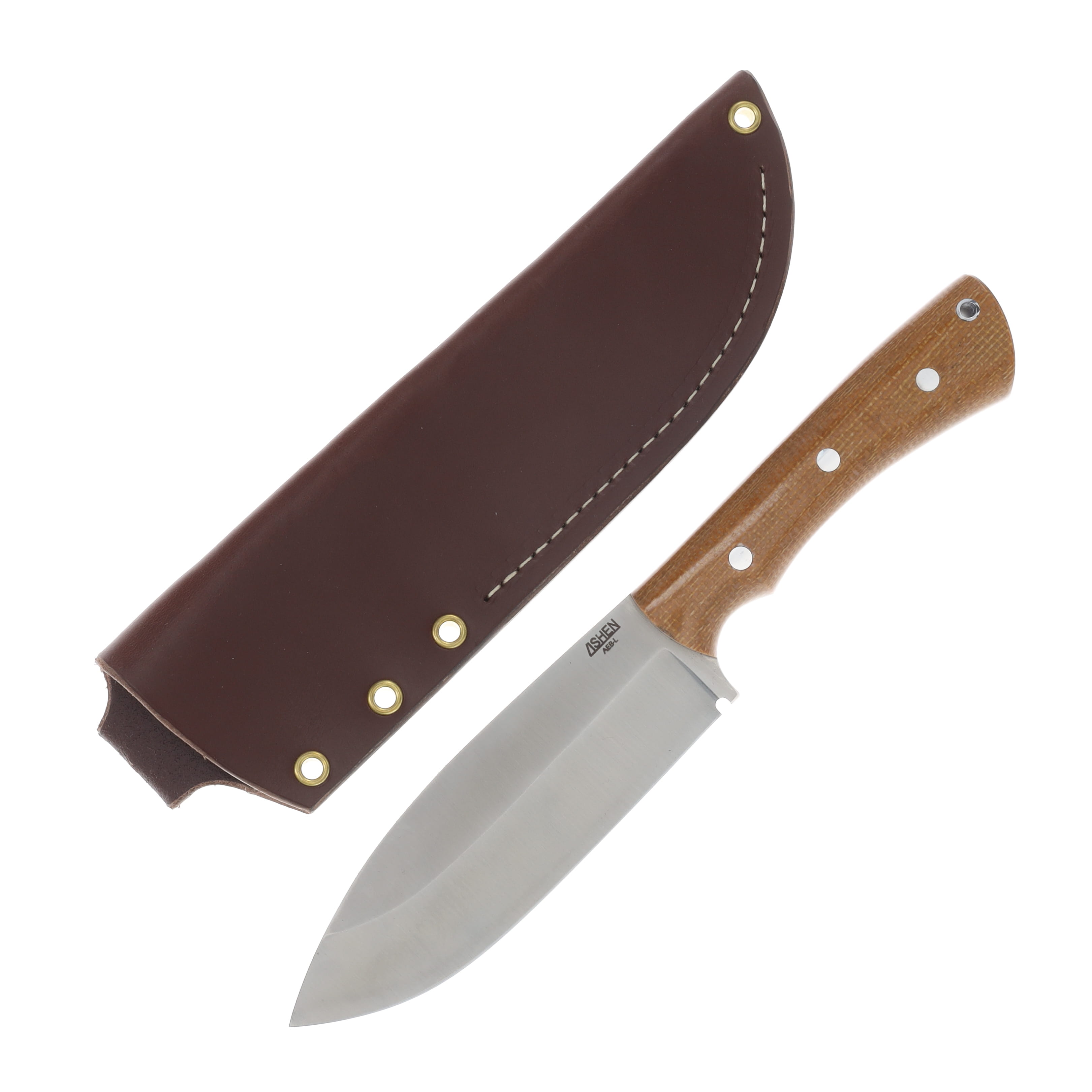 Lishen Knives Yukon Fixed Blade Knife Castille Jute Micarta LKYUKCASTJUTE View 1