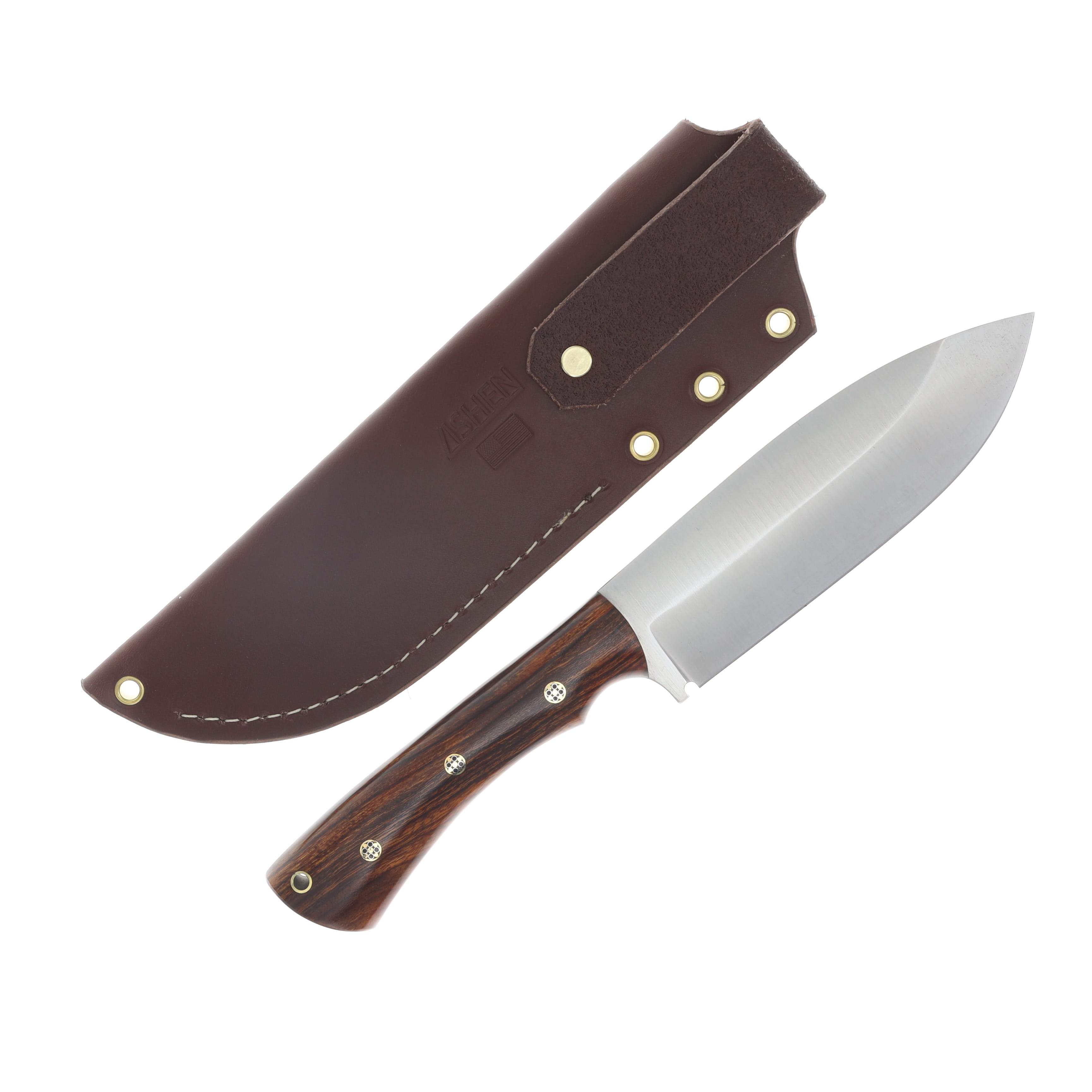 Lishen Knives Yukon Fixed Blade Knife Desert Ironwood LKYUKDESIRON View 2
