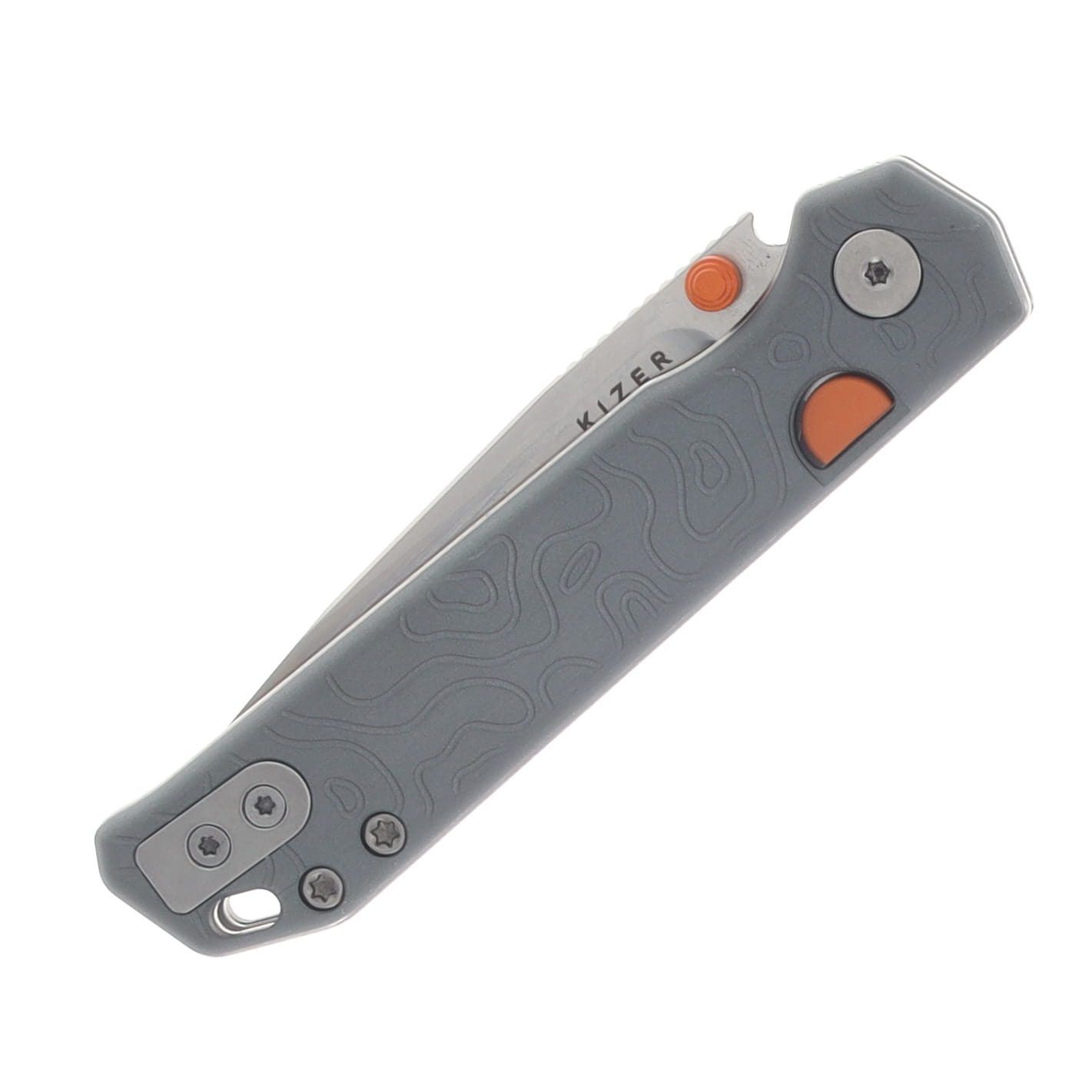 Kizer Begleiter 2.9 Folding Knife Satin S35VN/Gray Aluminum KI3458.2BDA1 View 5