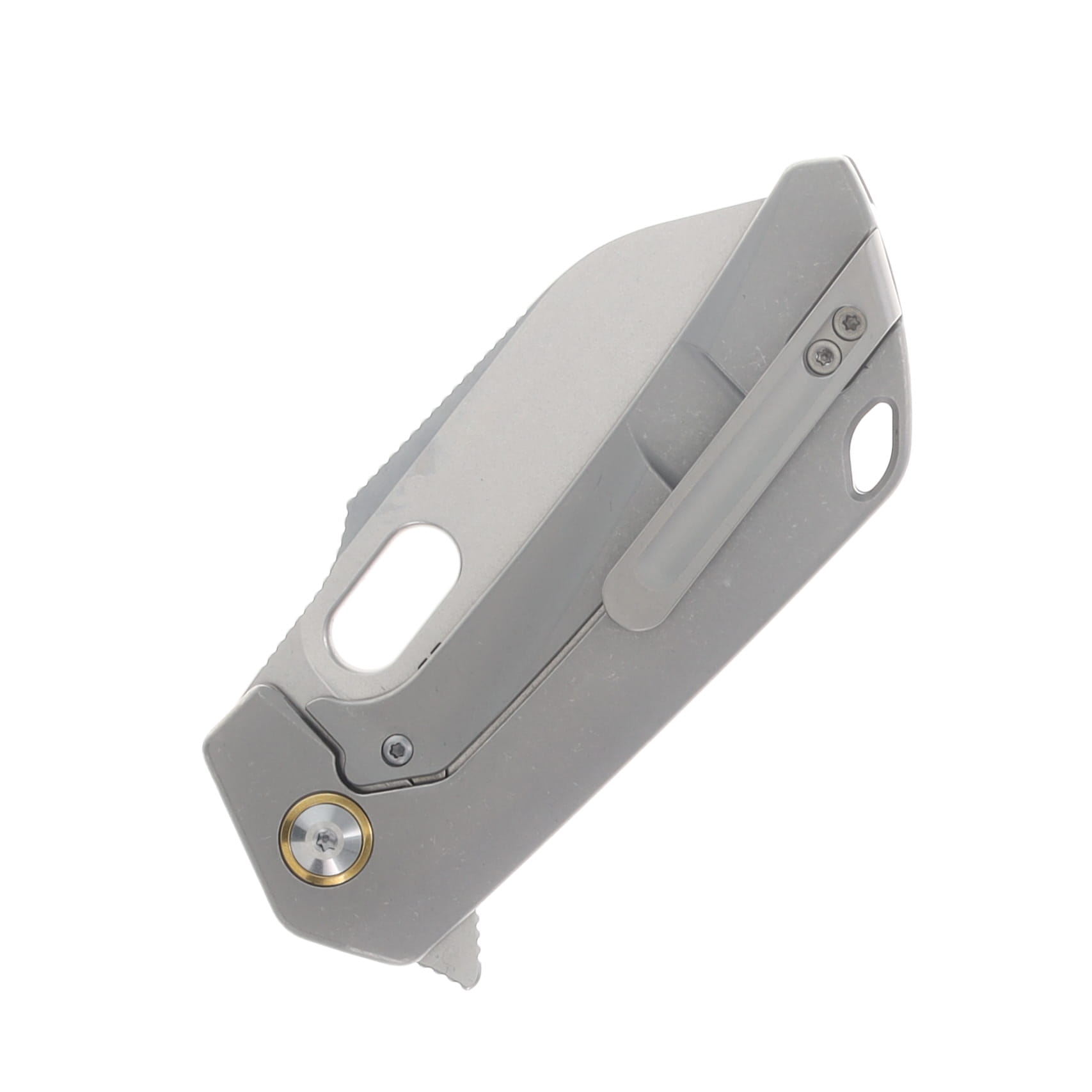 Kizer Takahe Folding Knife Stonewashed S35VN/Gray Titanium KI3701A1 View 5
