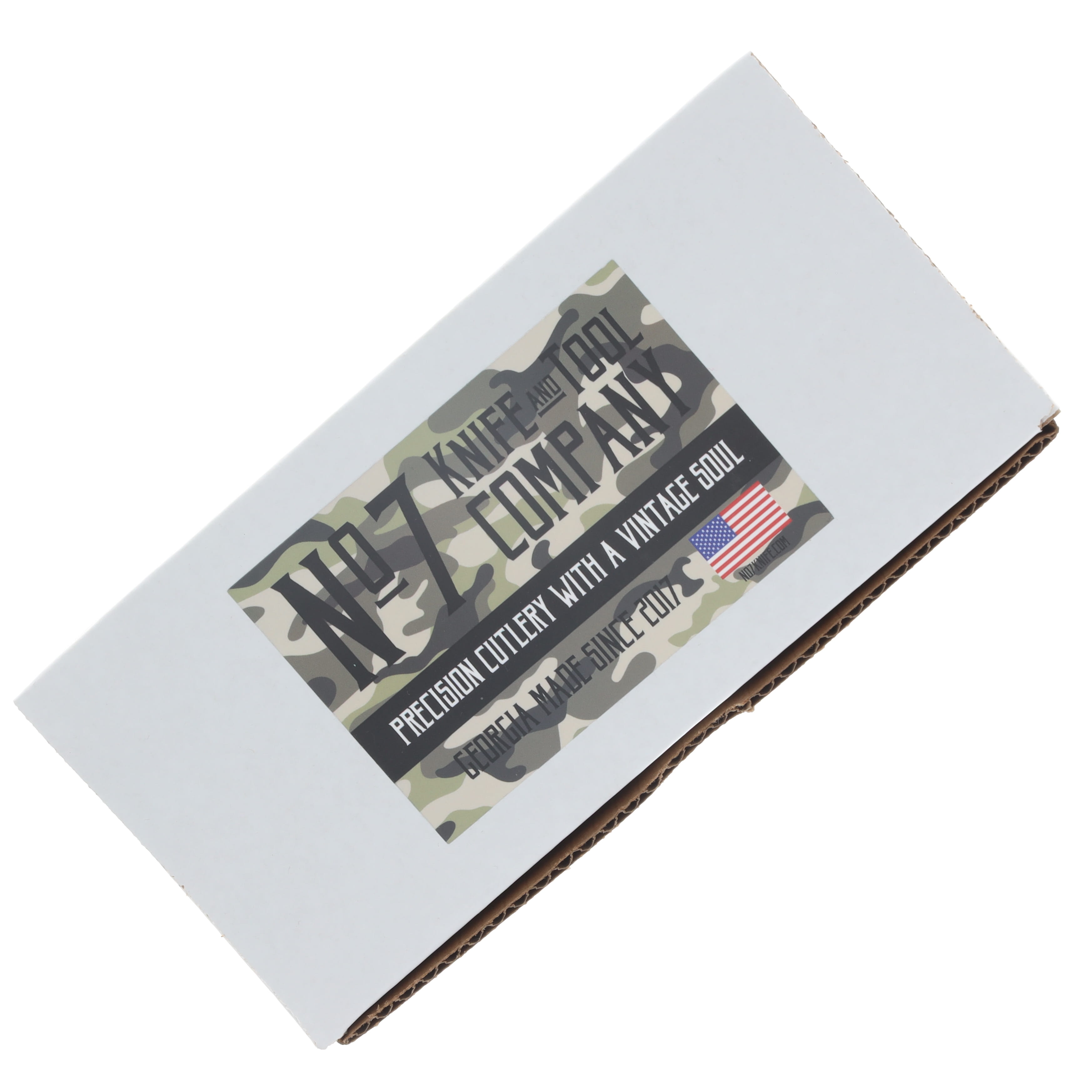 NO7 Knife Company AMP Fixed Blade Orange G10 Black Liner Black Pins W/Sheath NO7AMP-ORAG10-BLA-BP View 7