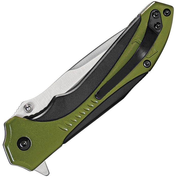 Remington Sportsman Linerlock Satin Drop Point/Green and Black R15672 View 2