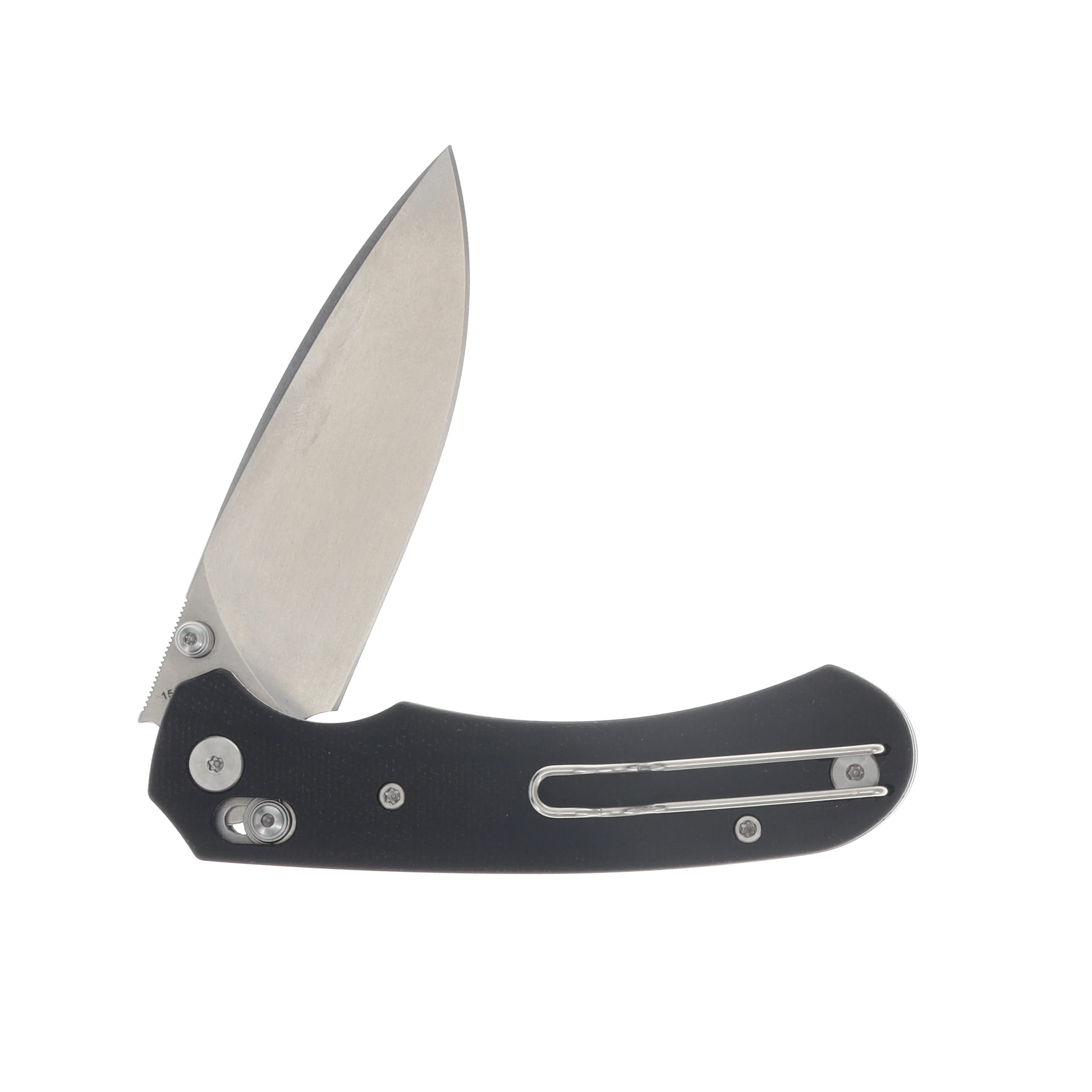 Ferramonster Spectrum Folder Stonewash 154CM Blade Black Canvas Micarta Handle FM23004CP - A View 4