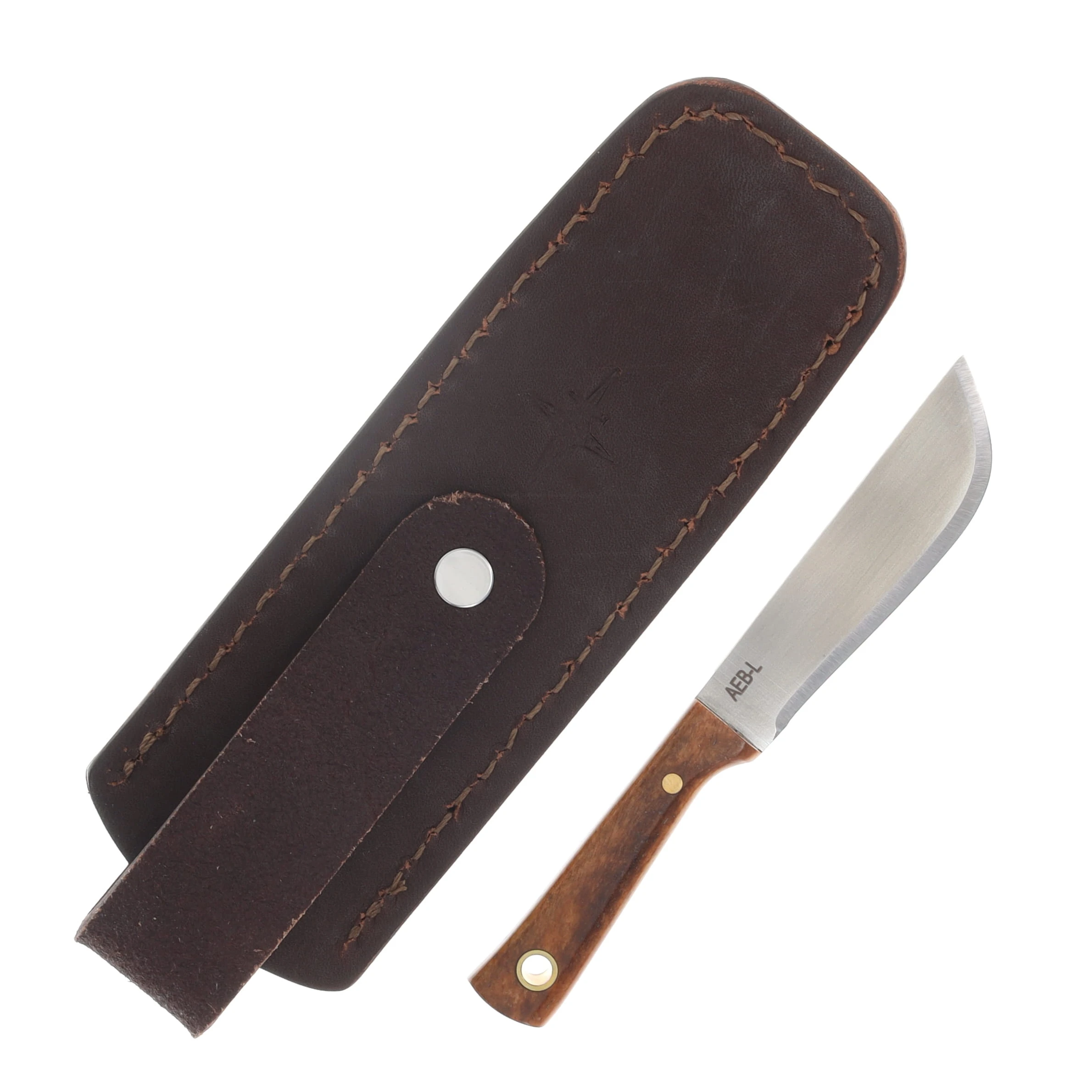 Woods Monkey Lil Widdle Chete Fixed Blade Knife Brown Bone LILWIDDLECHETEBROWN View 2