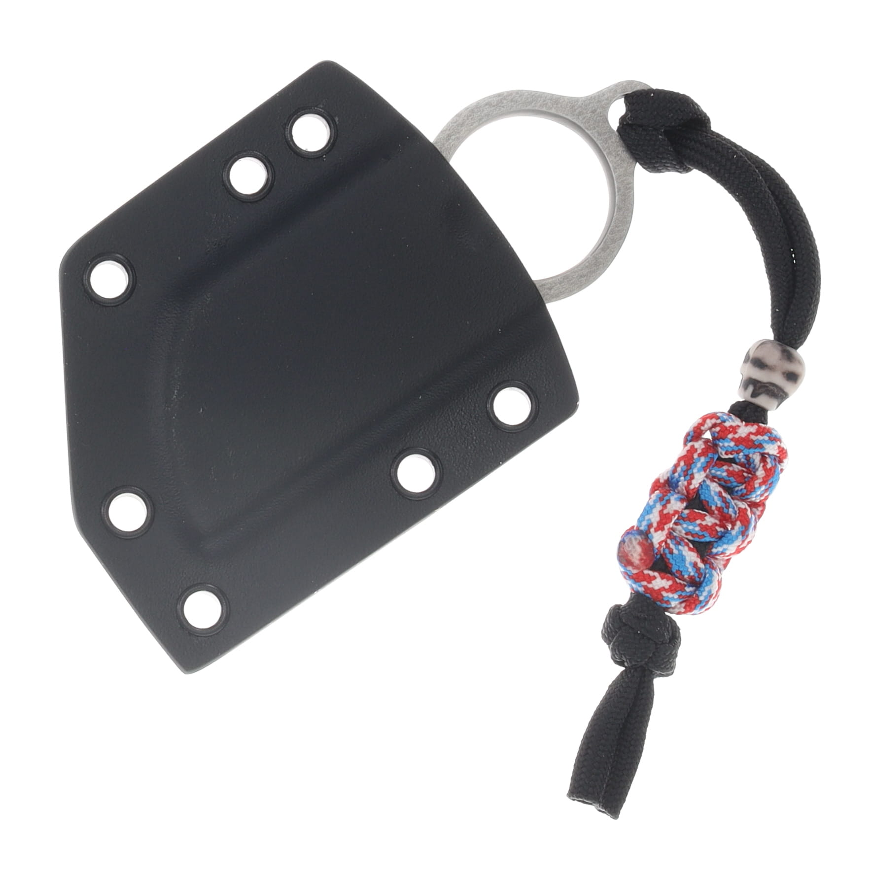 Woods Monkey Batwing Fixed Blade Neck Knife with US Flag Kydex Sheath BATWINGUSFLAG View 6