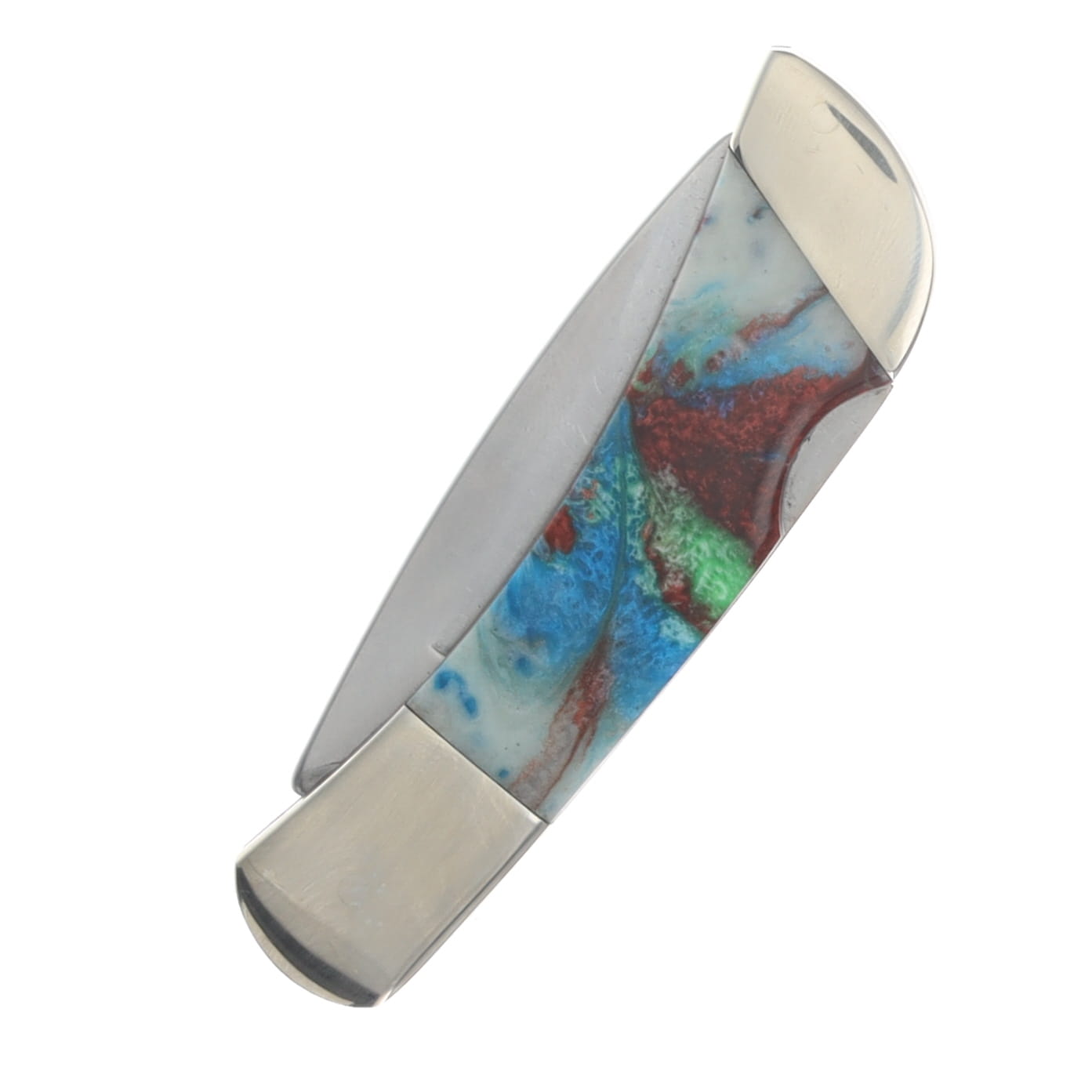 Bear & Son Coral Reef UV Reflective/Glow In The Dark 3.5" Lockback BR961CR View 7