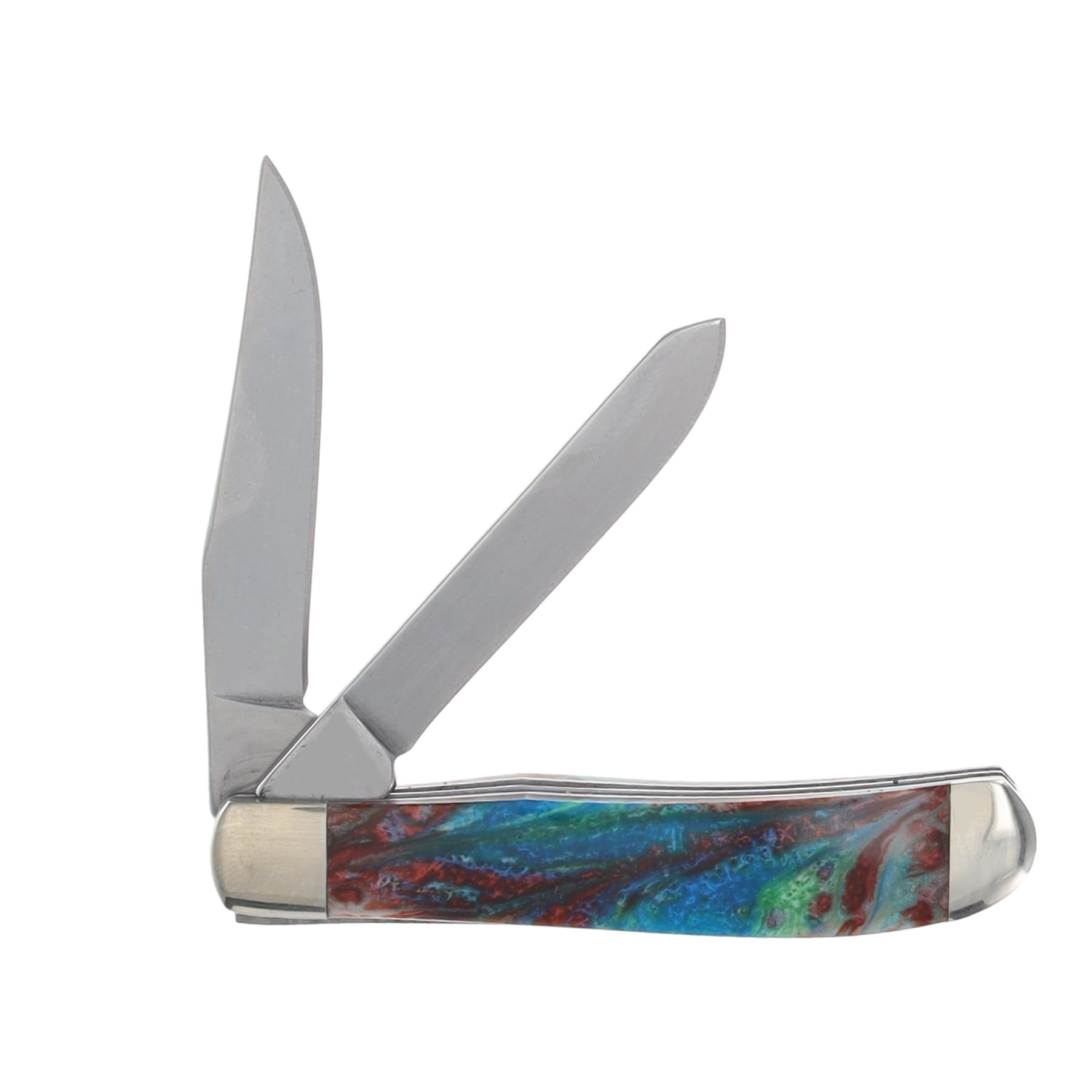 Bear & Son Coral Reef UV Reflective/Glow In The Dark 3.5" Trapper BR907CR View 2
