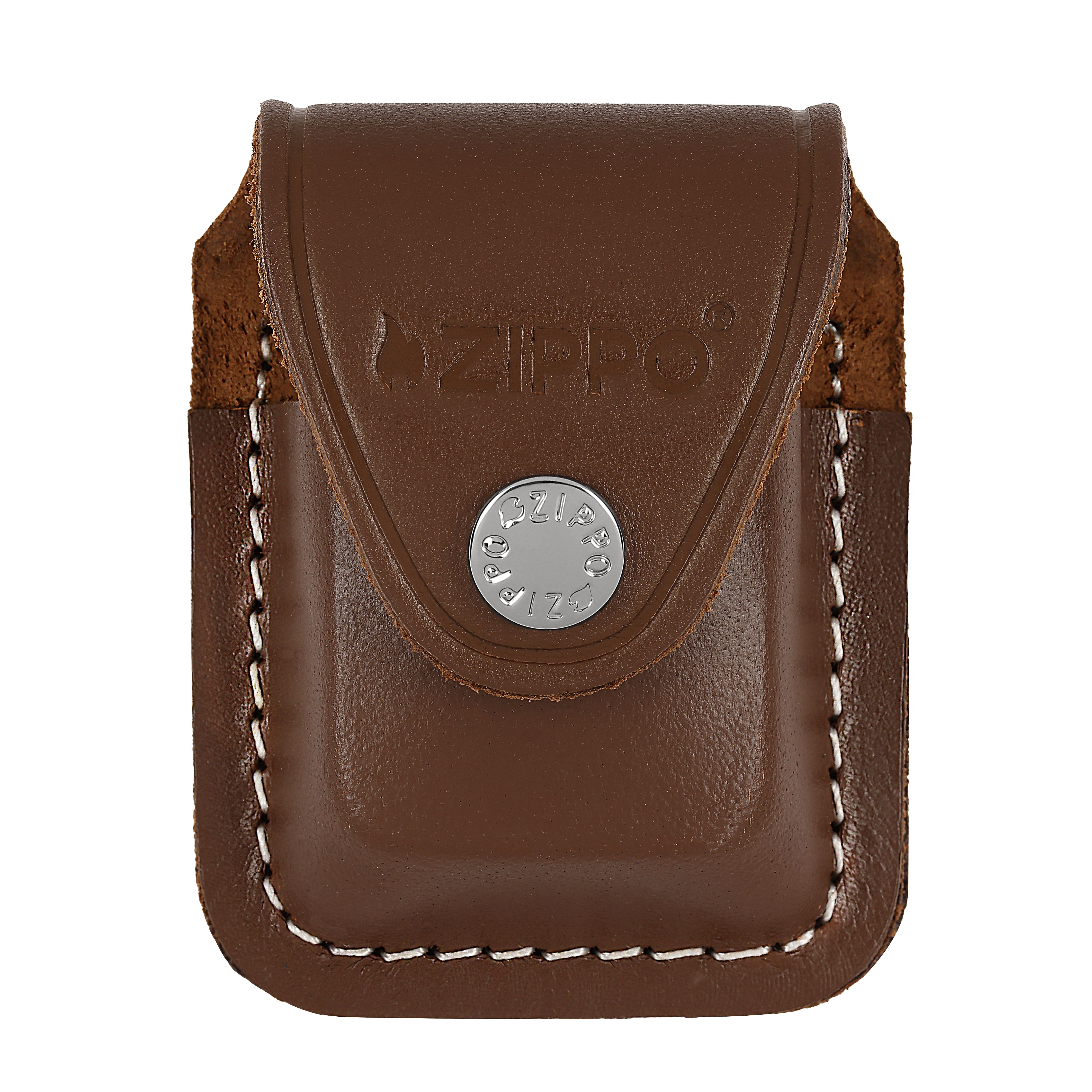 Zippo Lighter Brown Pouch W/ Clip ZP67010 View 1