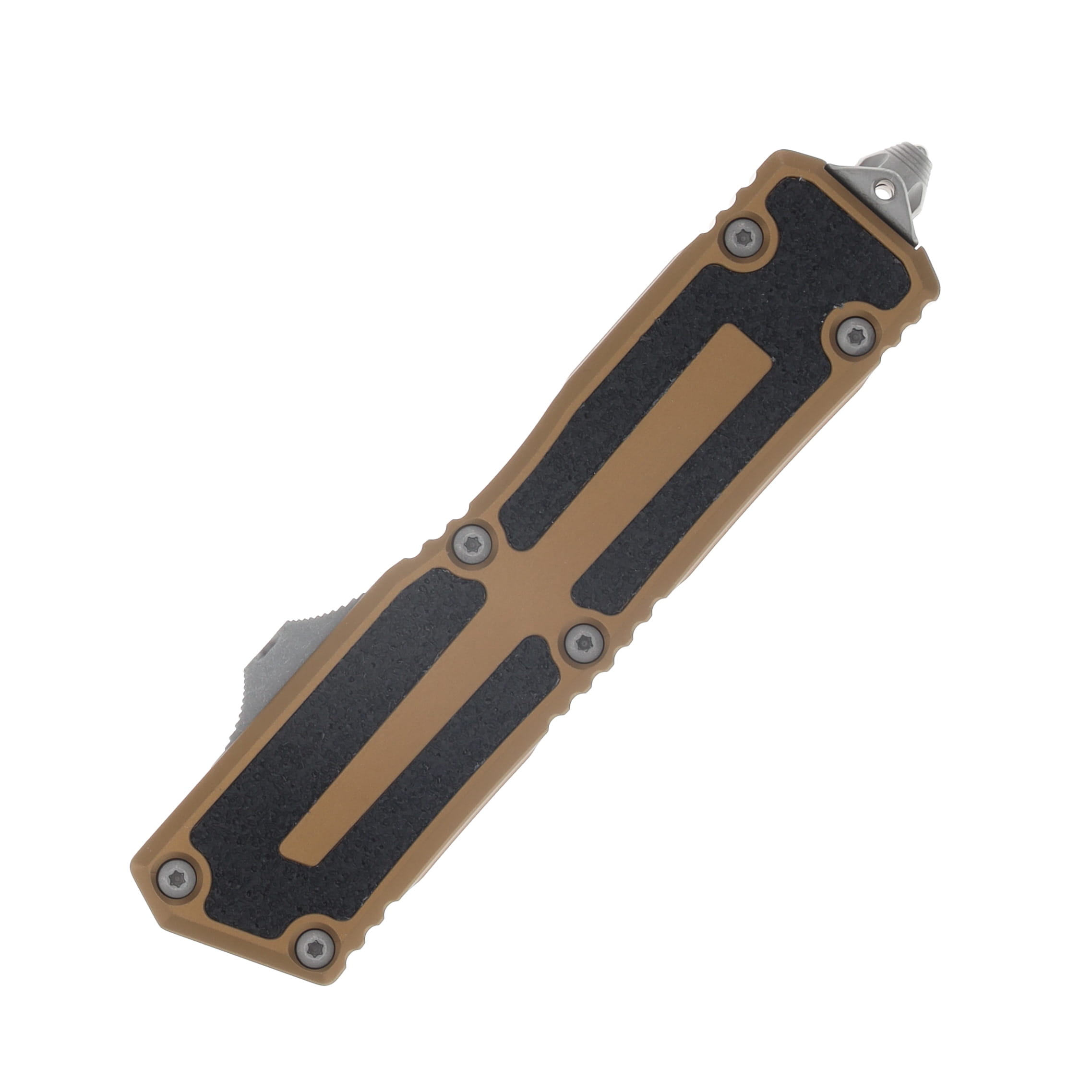 Microtech Scarab II Gen III OTF Automatic Knife Apocalyptic T/E Tan AUMT127910APTA View 3