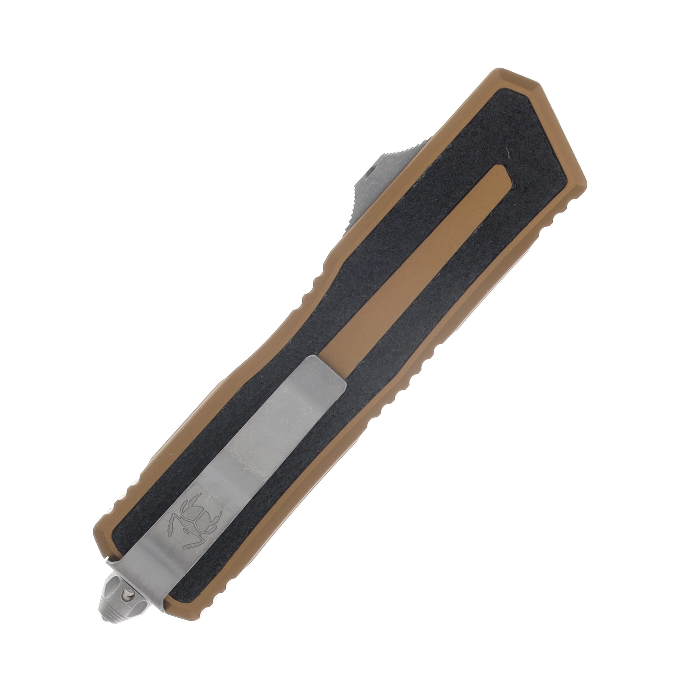 Microtech Scarab II Gen III OTF Automatic Knife Apocalyptic T/E Tan AUMT127910APTA View 4