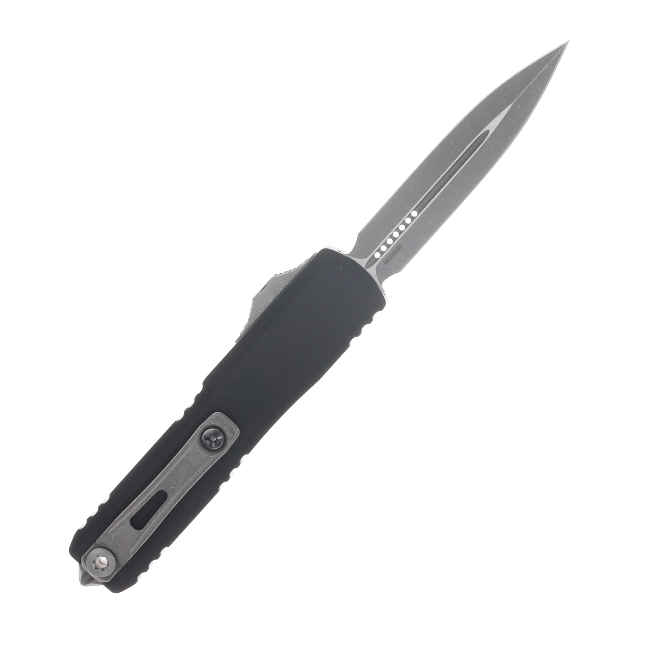 Microtech UTX-70 Gen IV OTF Automatic Knife Apocalyptic D/E Black AUMT1147410AP View 2