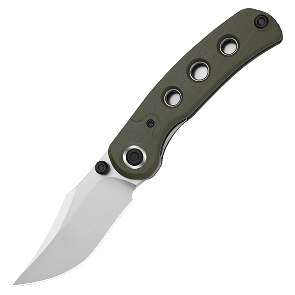 Kizer Pioneer Folder Olive Green G-10 Handle STN WSH and Blasted 14C28N Blade ZX-FK03M2 View 1