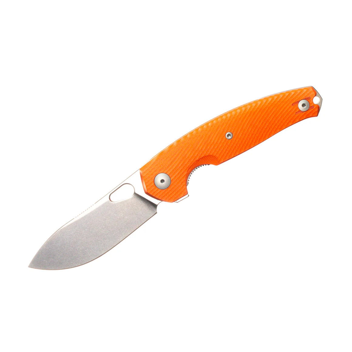 GiantMouse ACE Jagt Folding Knife STN WSH Magnacut Blade Orange G10 Handle GMJAGT-ORG-G10 View 1