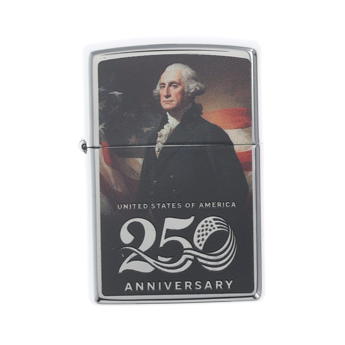 Zippo America 250th Anniversary Special Edition Lighter George Washington America Flag ZP129367 View 1