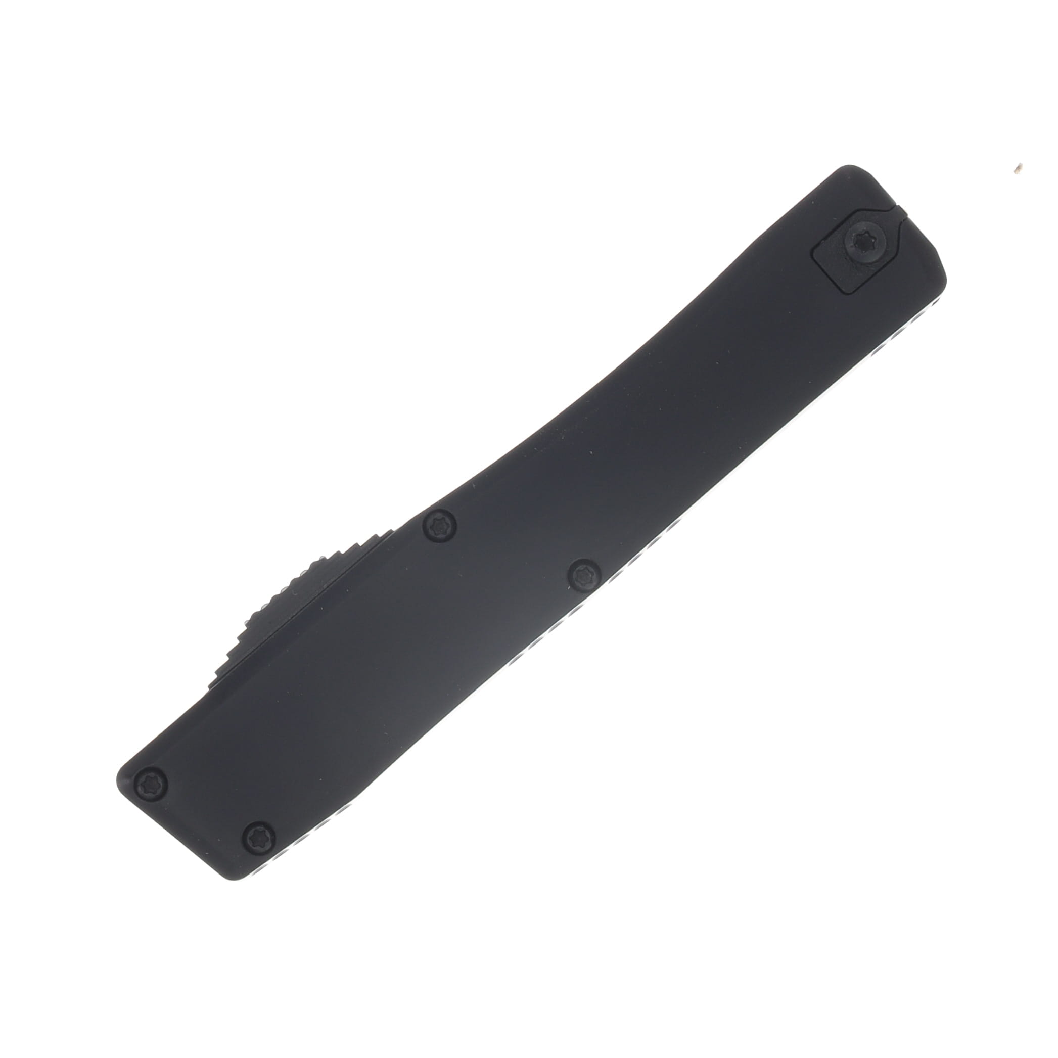 Heretic NYX OTF Automatic Knife Two Tone Tanto Black/Tactical Black Chassis and Hardware H015-10A-T View 4