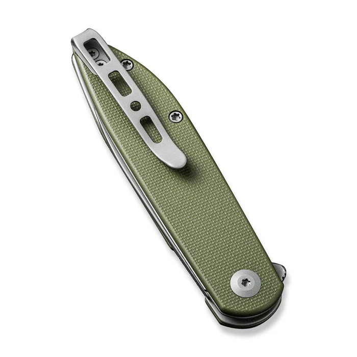 Sencut Bocll II Folding Knife OD Green G-10 Handle Gray Stonewashed D2 Blade S22019-4 View 3