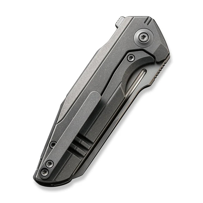 WE Knife Co Star Hawk Folding Knife Gray Titanium Handle Bead Blasted 20CV Blade WE21017-1 View 3