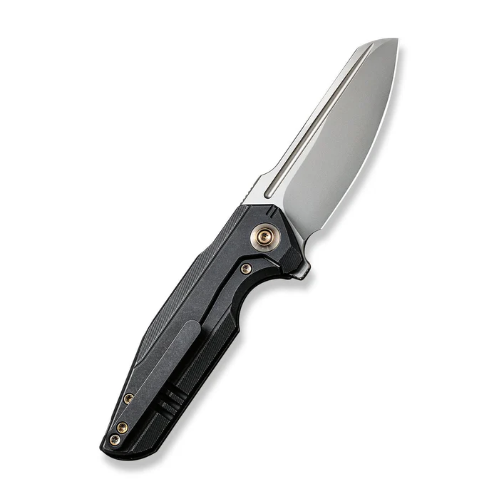 WE Knife Co Star Hawk Folding Knife Black Titanium Handle Bead Blasted 20CV Blade WE21017-3 View 1