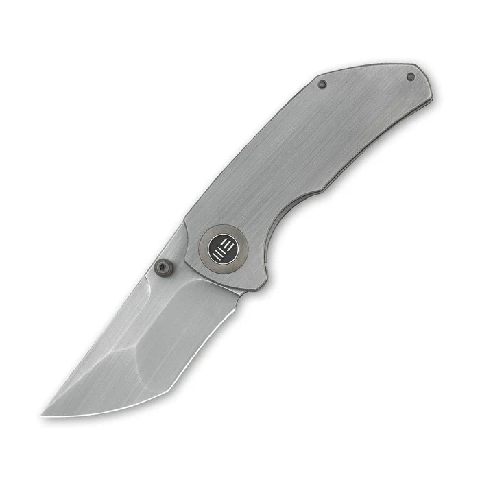WE Knife Co Thug Folder Gray Titanium Handle Gray Hand Rubbed 20CV Blade WE2103B View 2