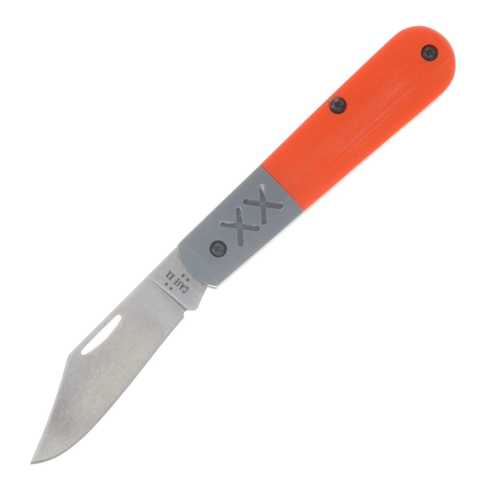 Case XX Crossroads XR Barlow Folding Knife S35VN/Orange and Gray G-10 CA44697 View 1
