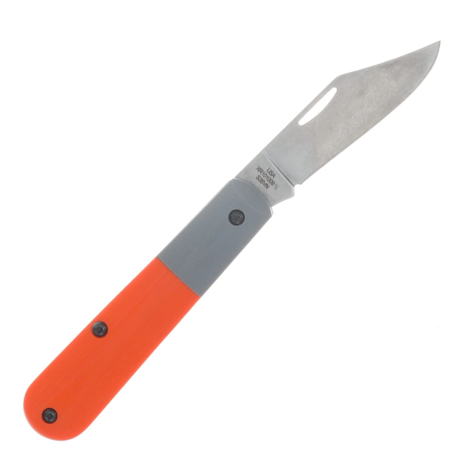 Case XX Crossroads XR Barlow Folding Knife S35VN/Orange and Gray G-10 CA44697 View 2