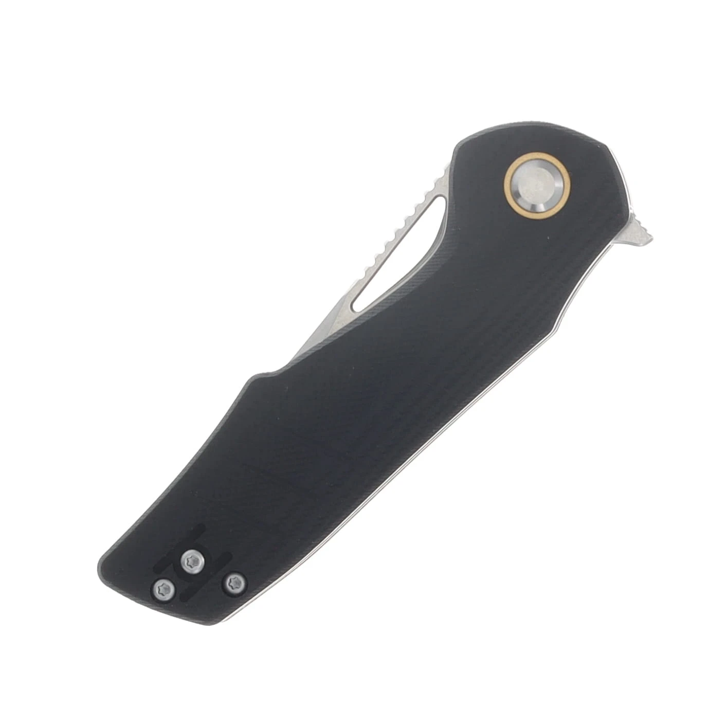 Grissom Knife and Tool Baby Zeus Linerlock Folding Knife Stonewash/Black G-10 GKTBZ-BG10-SW View 5