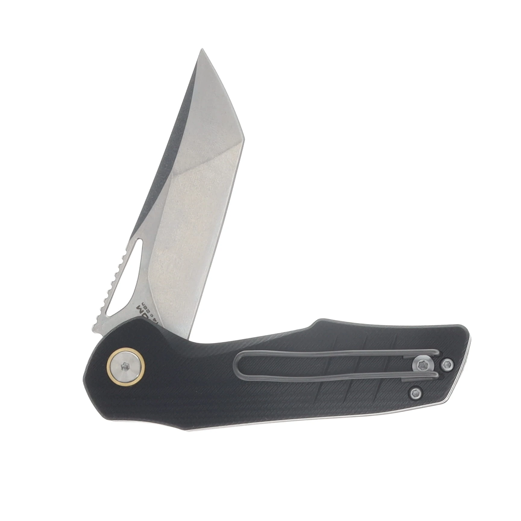 Grissom Knife and Tool Baby Zeus Linerlock Folding Knife Stonewash/Black G-10 GKTBZ-BG10-SW View 4