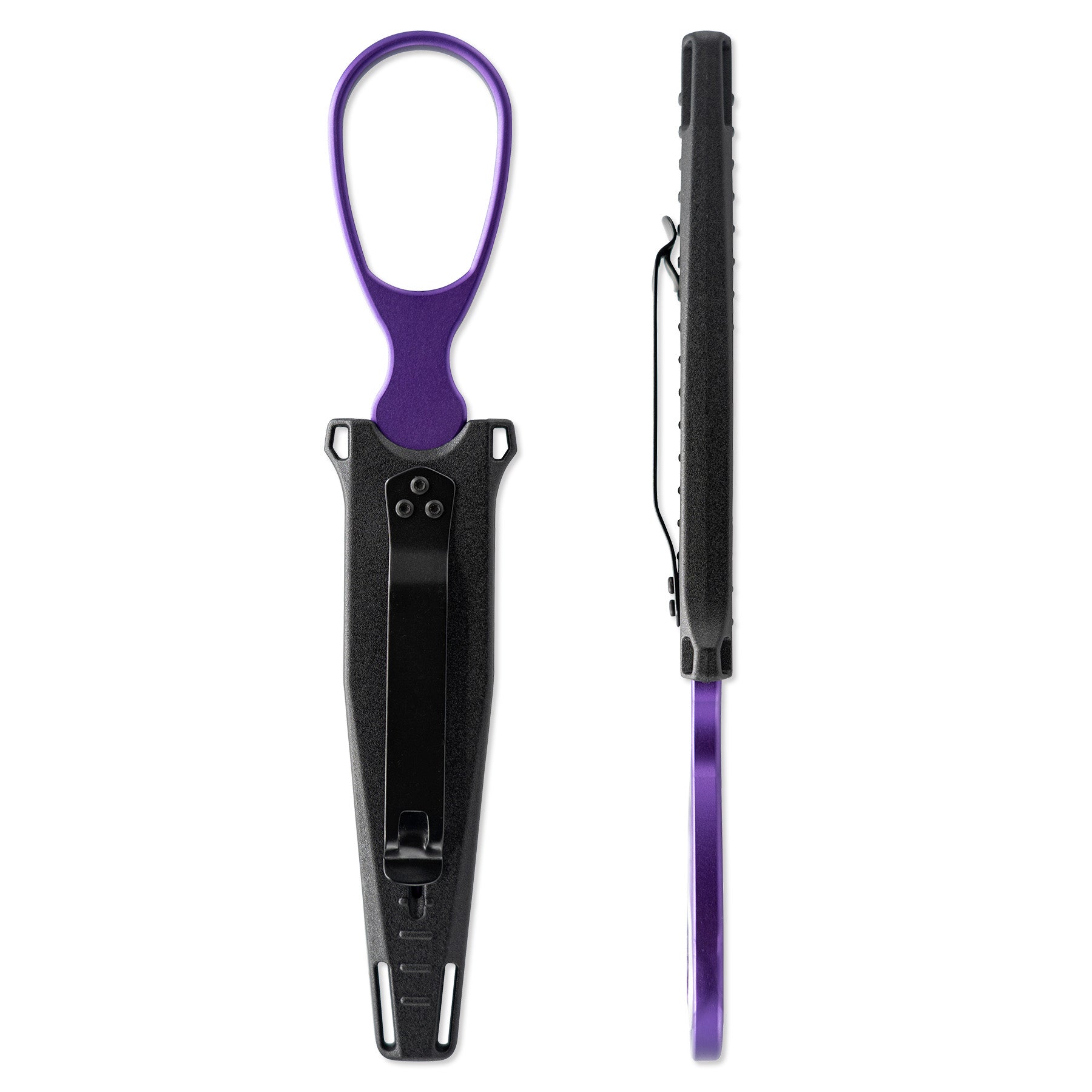 Skallywag Tactical Aluminum Dagger Purple D2 Sheath SWD2DPUR View 3