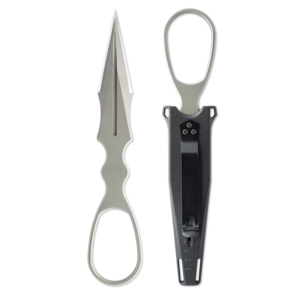 Skallywag Tactical D2 Dagger Stonewash  Clearcoat SWD2DSTC View 3
