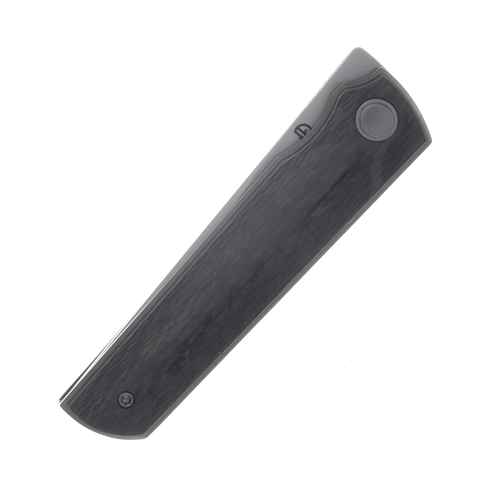 North Mountain Blade Chop 4 Linerlock Folder Clip Point Blade 3K Carbon Fiber Handle NMB2412CFCP View 5