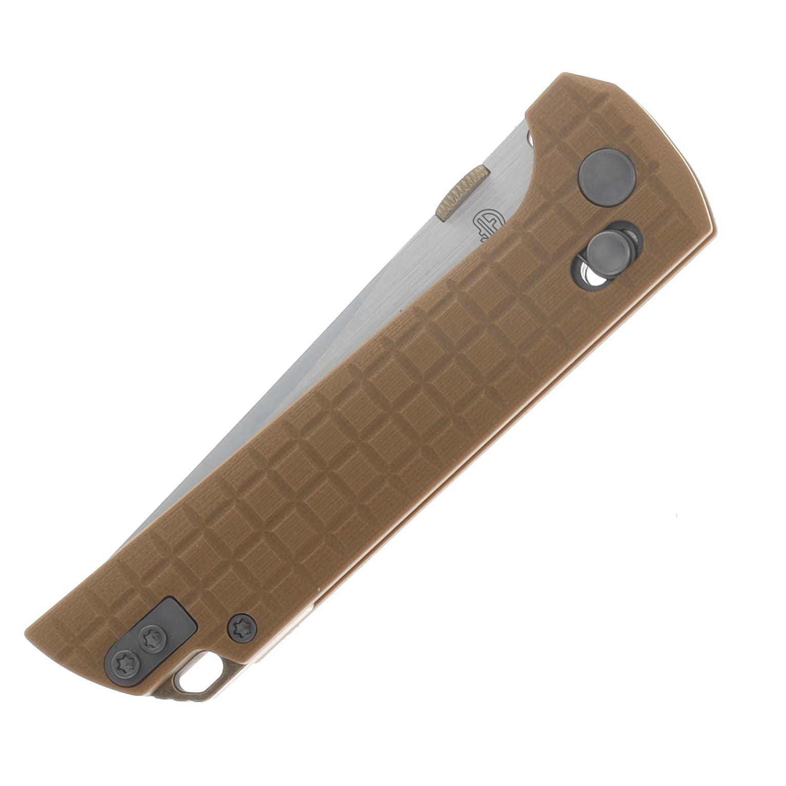 North Mountain Blade Chop 2 Crossbar Lock Folder Tan Frag G-10 Handle Tanto Blade NMB2418TANG5 View 5
