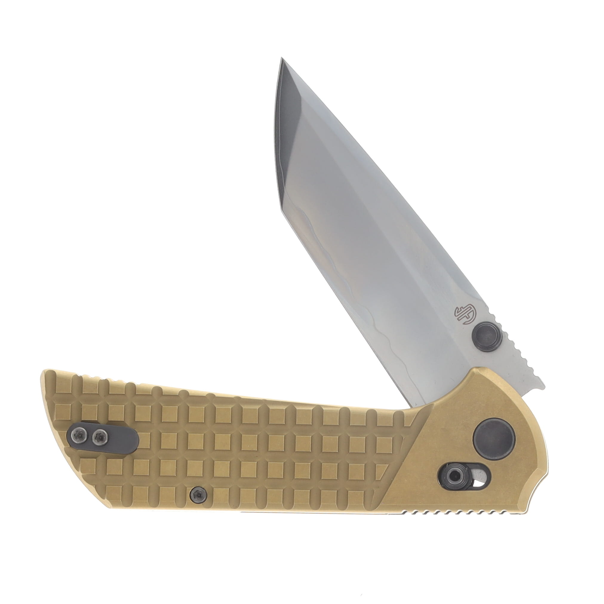 North Mountain Blade Chop Crossbar Lock Folding Knife SLD-Magic/Brass NMB2532CU View 3