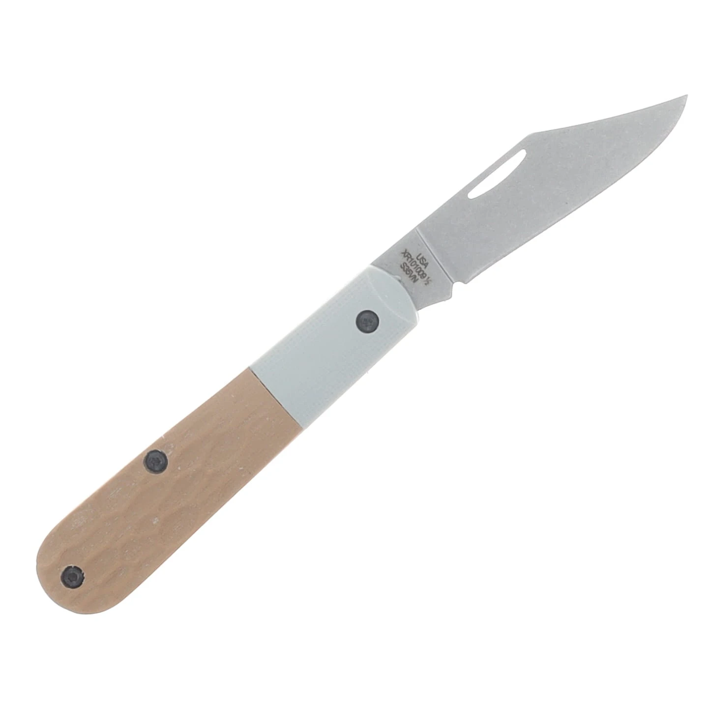 Case SMKW Exclusive Crossroads XR Barlow Coyote Jigged G-10 W/Battleship Gray Bolster CA44688 View 2