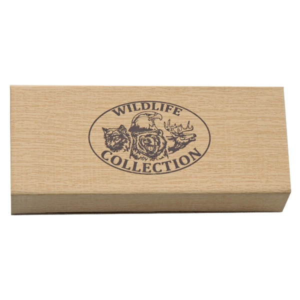 Fancy Deer AO Folder With Gift Box Deer Printed Handle 420 SS Blade 300606DR View 4