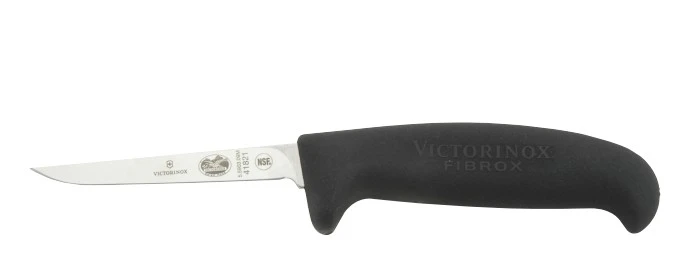 Victorinox 5.5903.09M Straight Poultry Knife 3.75" Blade, Black Fibrox Pro Handle F41821 View 1
