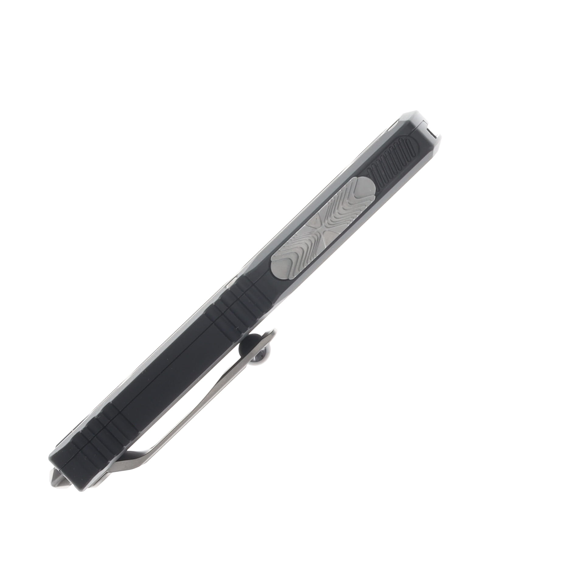 Microtech Signature Series Ultratech EX-ZBP Interceptor Stonewash S/E Black AUMT1117EX10S View 3