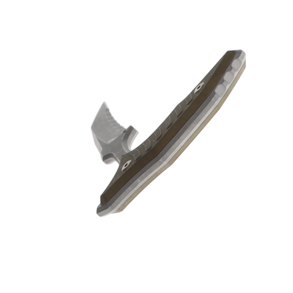 Marfione Select BEE Fixed Blade Push Dagger Serrated Apocalyptic with Bronze Titanium Hardware MT21812APMS2 View 5