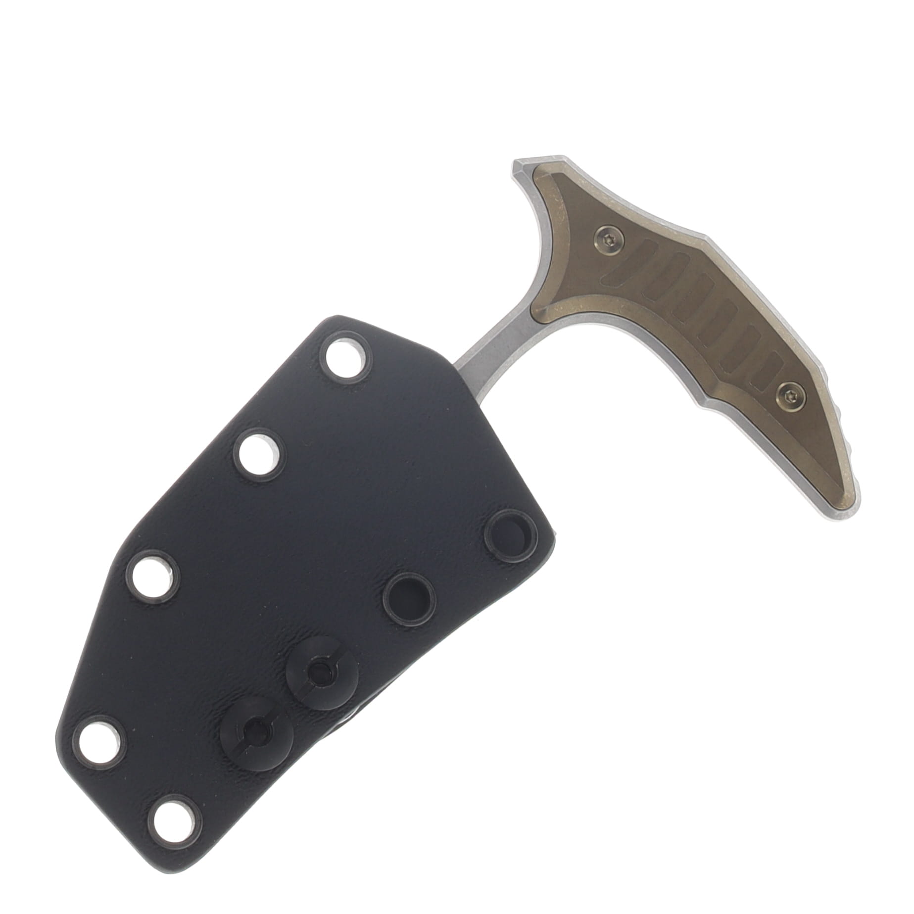 Marfione Select BEE Fixed Blade Push Dagger Serrated Apocalyptic with Bronze Titanium Hardware MT21812APMS2 View 7