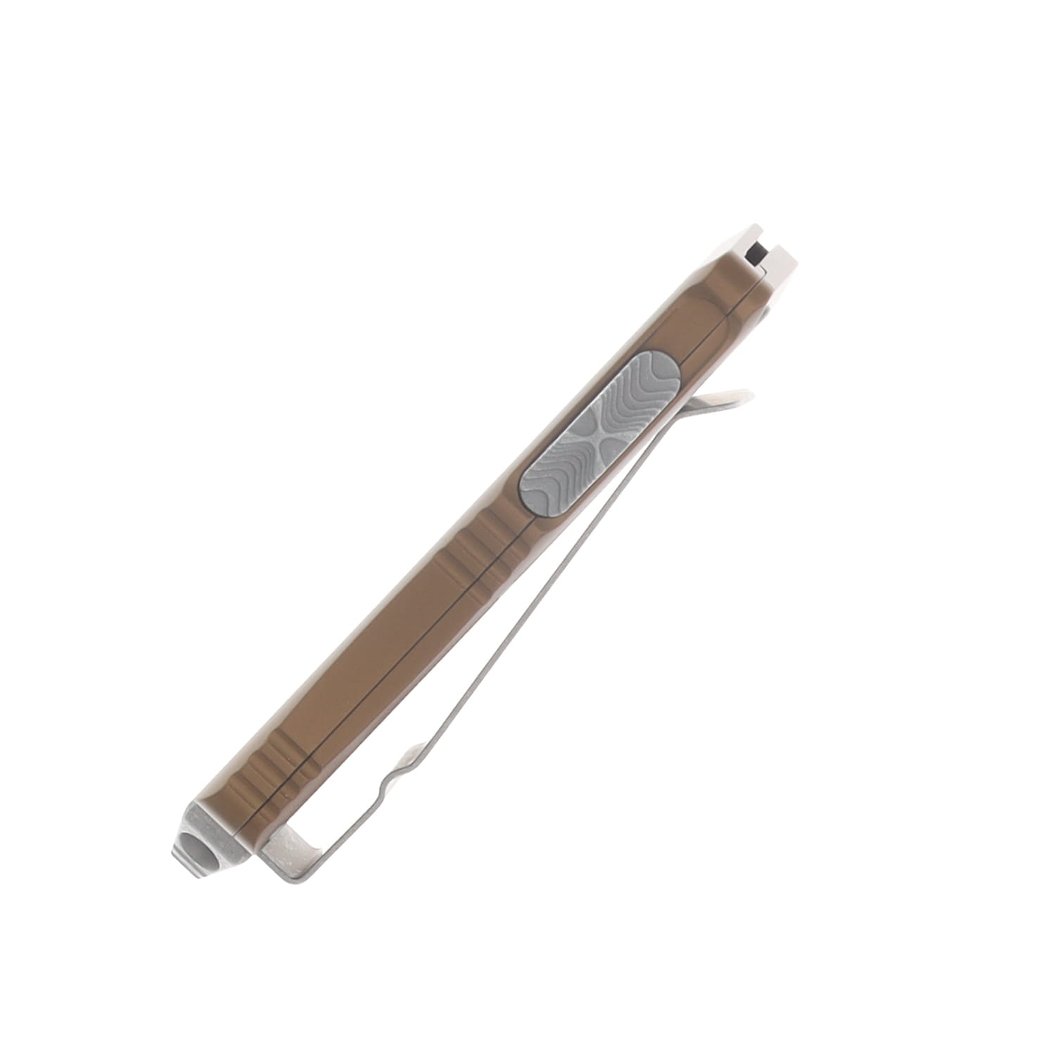 Microtech Exocet II OTF Automatic Knife Stonewash Apocalyptic S/E Tan AUMT15710APTA View 6