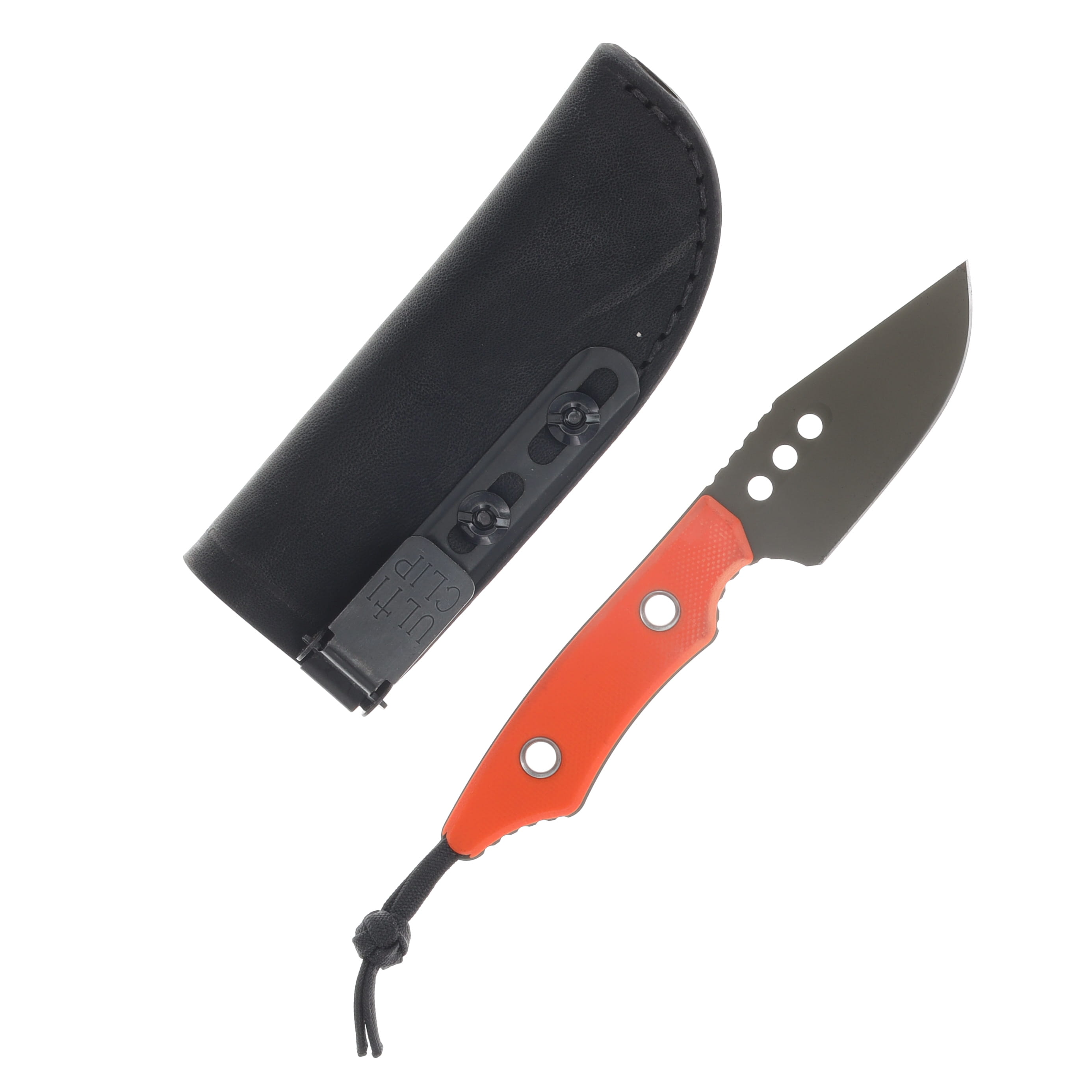 Heretic Kobold Fixed Blade Knife OD Green MagnaCut/Orange G-10 H065-18A-OG-G10 View 2